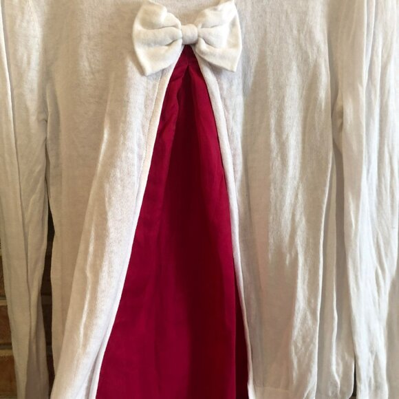 Disney Parks Minnie Mouse Sweater Women's Sz M Bow Flare Lightweight Rhinestones - Picture 5 of 8